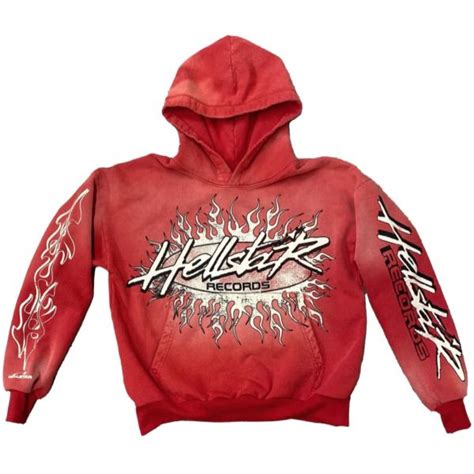 Hellstar Studios Records Hoodie Red