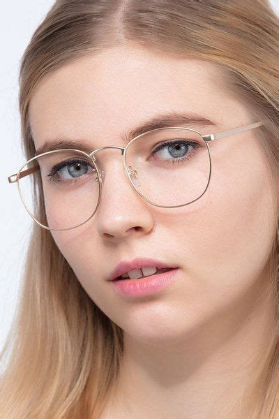 St Michel Golden Metal Eyeglasses From Eyebuydirect A Fashionable Frame With Great Quality And
