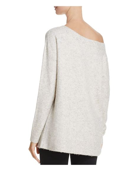 Lyst French Connection Urban Flossy One Shoulder Sweater