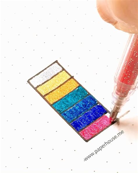 Bold Line Glitter Pens Swatches👉paperhouseme💝save 3 With Code