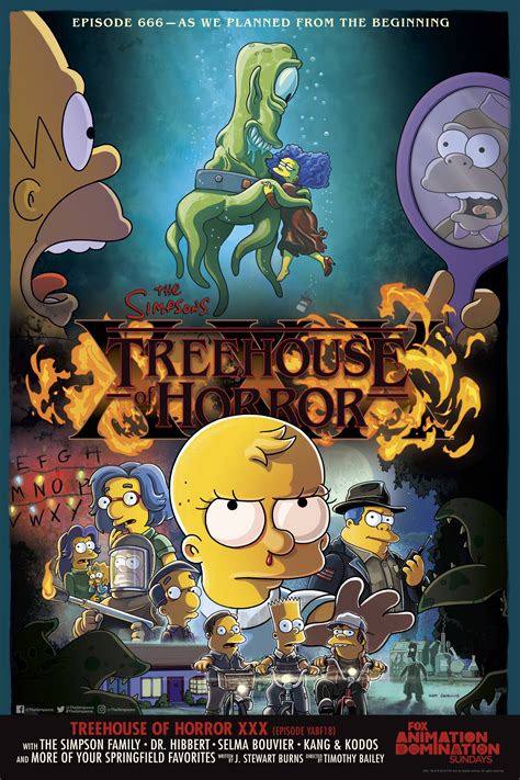 Season 31 News A New Episode Title And The Poster For Treehouse Of Horror Xxx Have Been