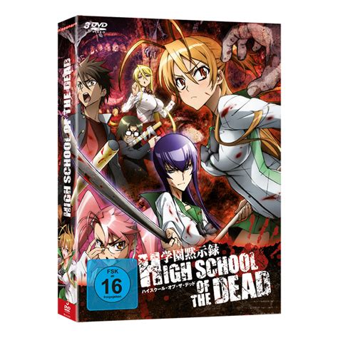 Hals Vergrößerung Mach Weiter Highschool Of The Dead Dvd Box Set Leckage Timer Bestrafen