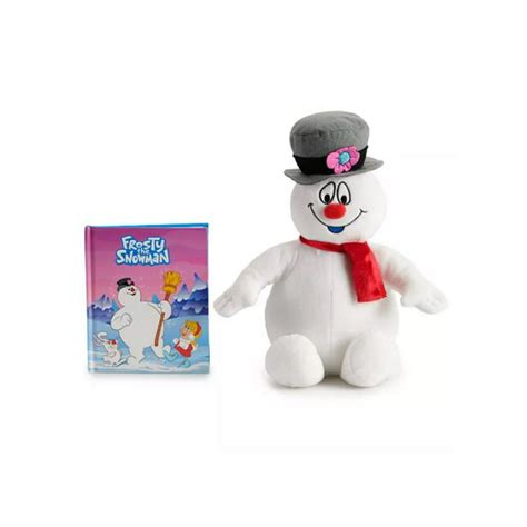 Frosty The Snowman Holiday Christmas Plush Stuffed Animal With Book