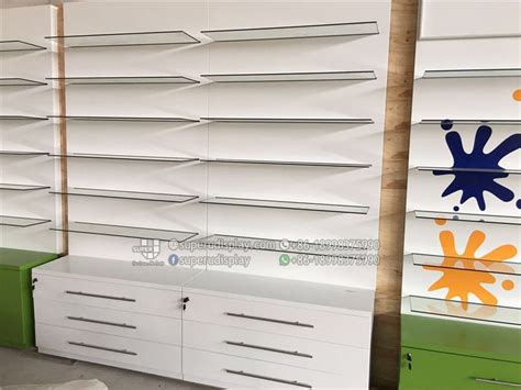 Great savings & free delivery / collection on many items. Custom Glass Optical Wall Mount Display Shelf with Storage ...