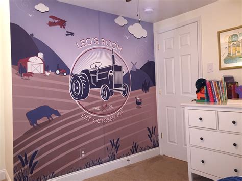 Custom Boy's Wallpaper Wallmural Personalized by KidsCustomWalls