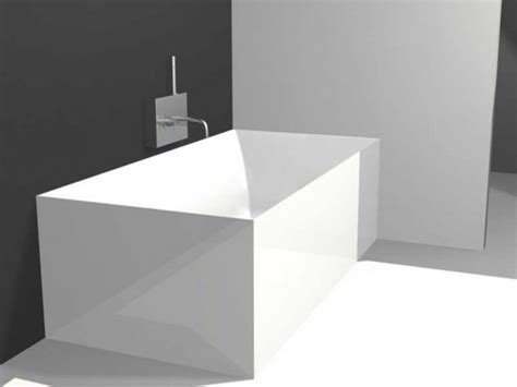 Luxury square bathtub for modern bathroom by colacril. Minimalist Square Bathtub For Modern Bathroom by Colacril ...
