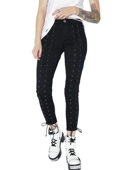 Punk Clothing Punk Rock Fashion With Our Doll Darby Dolls Kill Skinny Jeans White