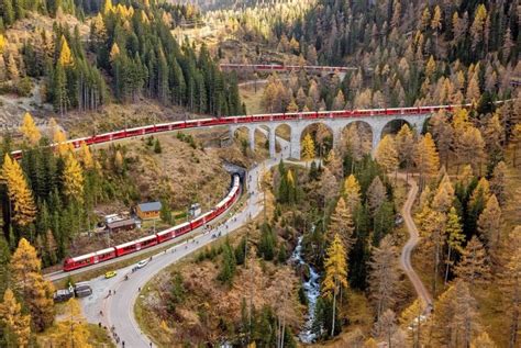世界一長い100両編成がアルプスを走る！スイス レーティッシュ鉄道 「ギネス記録」認定 レイルラボ ニュース