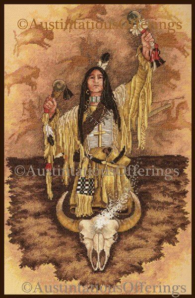 Maybe you would like to learn more about one of these? Rare Native Spirits Cross Stitch Kit Native American ...