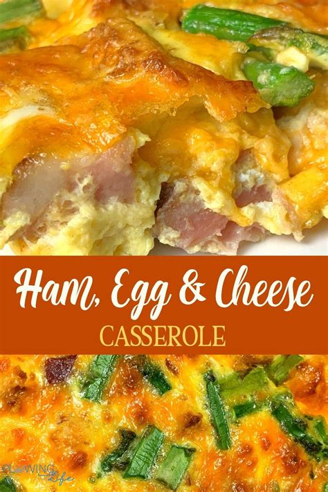 Ham Egg And Cheese Casserole Plowing Through Life Egg And Cheese