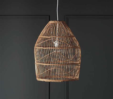 Kyoto pendant lamp, £79, noxu home. Woven rattan lampshades • Colourful Beautiful Things