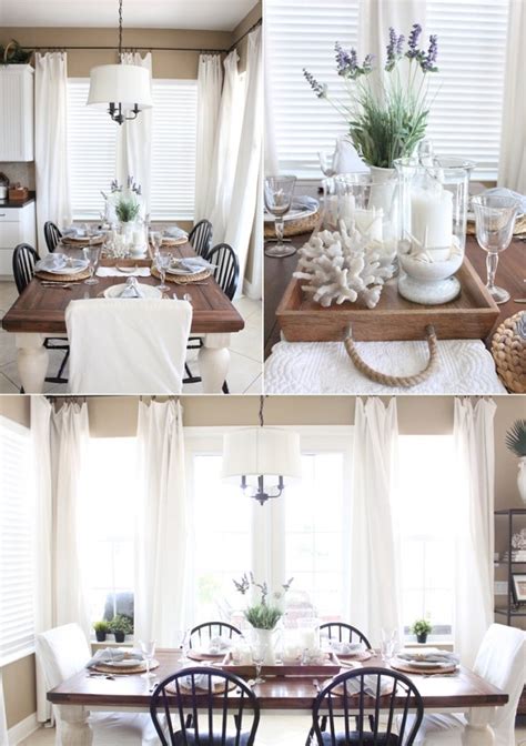 I actually have an eat in kitchen. Dining Table Centerpiece Ideas