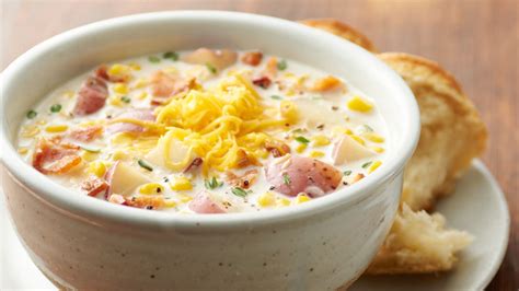 Season with salt and pepper. Corn Chowder Soup Recipe