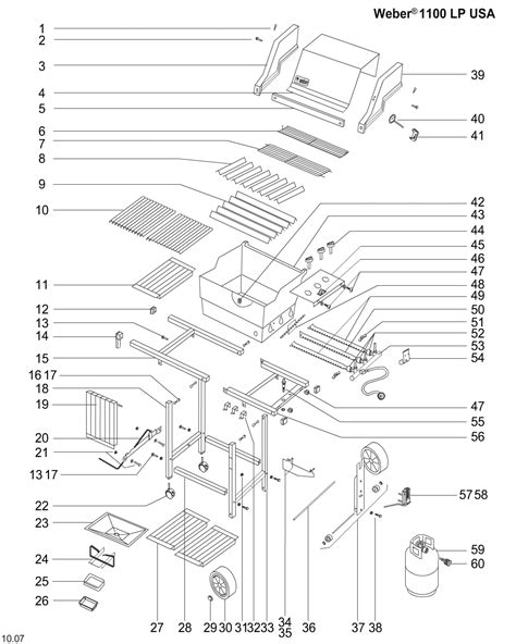 27 Weber Genesis Silver Parts Diagram Wiring Database 2020