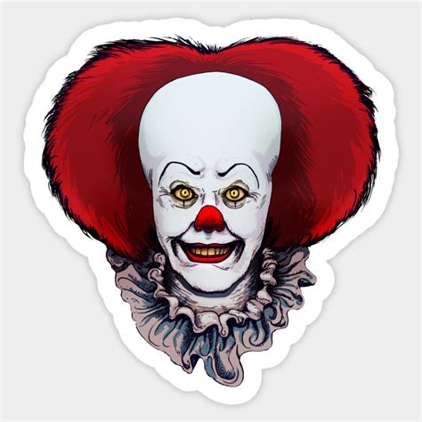 It Pennywise It Pennywise Sticker Teepublic