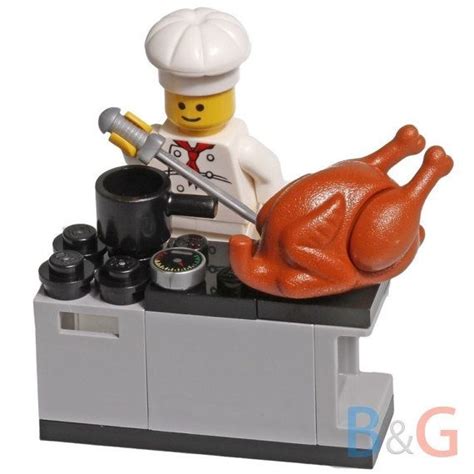 Lego Custom Chef And Kitchen Oven Turkey Inspired By Brick2you With
