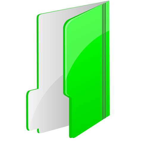 Green Folder Icon At Collection Of Green Folder Icon