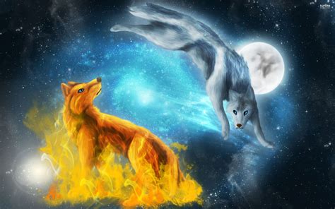 Fantasy Wolf Wallpapers Wallpaper Cave Wolf Wallpaper Ice Wolf