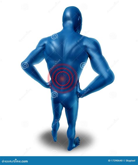 Human Back Pain Stock Illustration Illustration Of Body 17390640