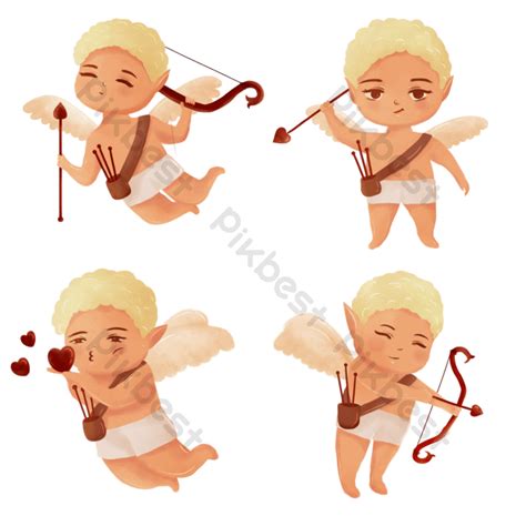 Cartoon Valentines Day Angel Cute Cupid Png Images Psd Free Download