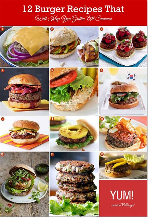 12 Unique Burger Recipes Will Keep You Grillin All Summer Burger