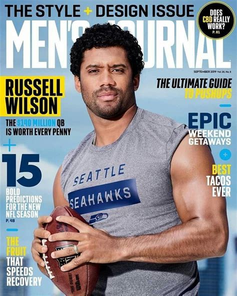 Russell Wilson Covers September Issue Of Mens Journal 📸 Peter Yang