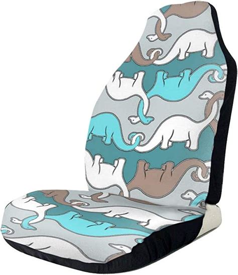 blue dinosaur front seat covers 2 pc car seat covers front seats only universal fit suv and truck
