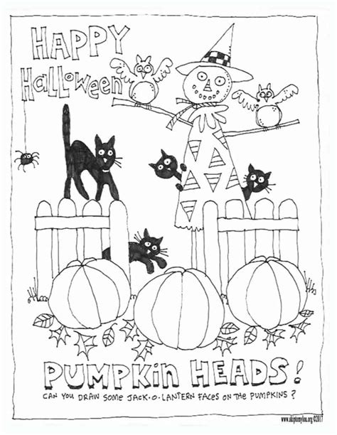 Cute Halloween Coloring Pages To Print And Color Skip To My Lou