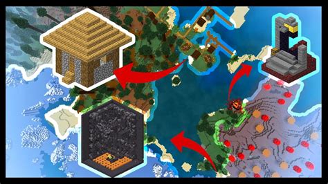 Minecraft Seed Segura No Bioma Ilha De Cogumelos E Muito Mais Youtube