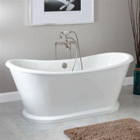 Tubs in good condition can bring anywhere from about $300 to $2,500 on the resale market. 66" Durham Bateau Double Slipper Cast Iron Skirted Tub ...