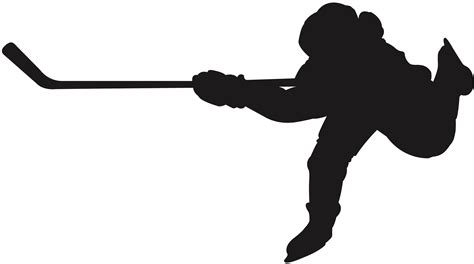 Silhouette Ice Hockey Sport Clip Art Hockey Png Download 38402139