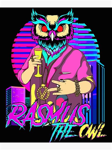 RASMUS THE OWL Poster For Sale By NetaTreasure Redbubble