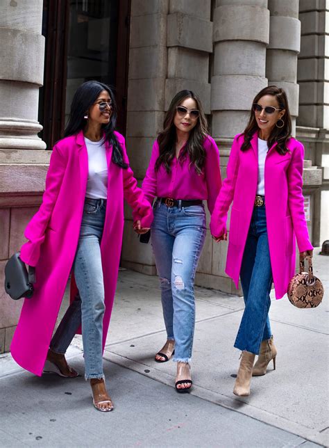Hot Pink Coats Going Bright For Fall 2019 Sydne Style