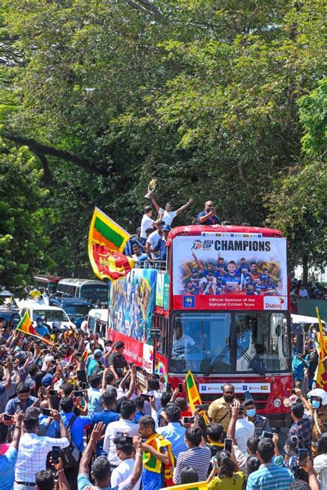 Victory Parade For Sri Lankas Asia Cup 2022 Champions Read Qatar