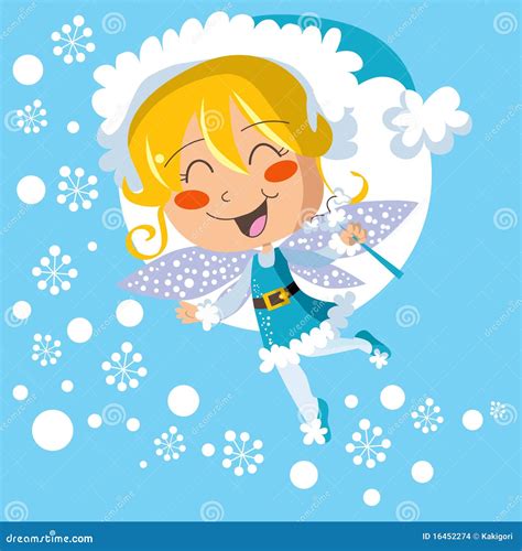 Winter Fairy Stock Vector Illustration Of Winter Snowflake 16452274