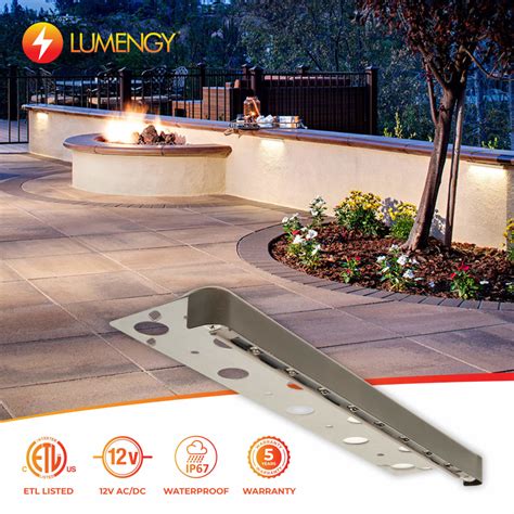 69inch3w Led Brass Hardscape Paver Step Lighting 6pack Lumengy