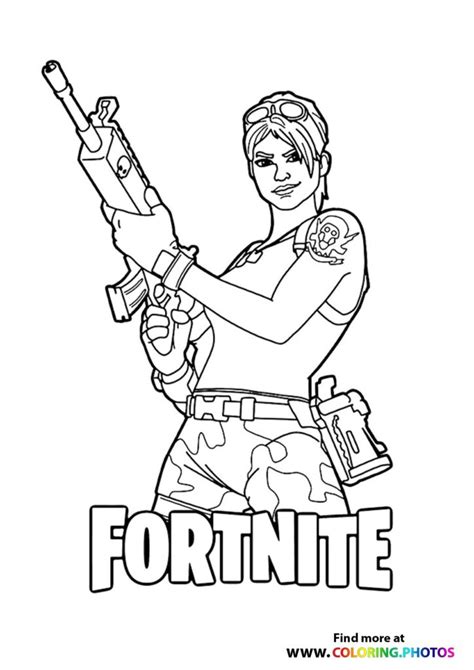 Fortnite Coloring Pages For Kids