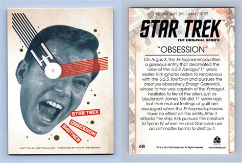 Obsession 48 Star Trek Original Series Portfolio Prints 2014 Card