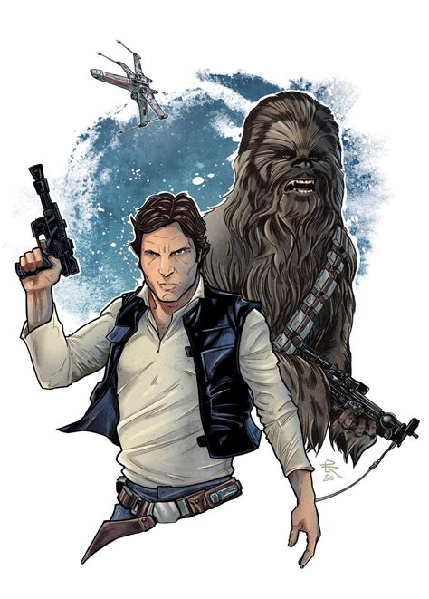 Han Solo And Chewbacca By Ludodrodriguez On Deviantart