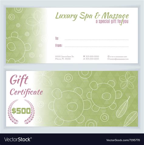 This business card maker for massage therapists, physical therapists or wellbeing centers is using placeit's business card templates you can create a professional design easily! Printable Gift Cards Templetes Massage Therapist : Massage ...