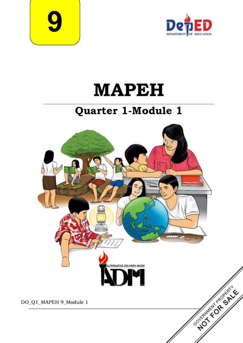 First Quarter Module In Mapeh I Mapeh Quarter 1 Module 1 Doq1mapeh