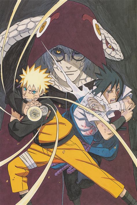 Naruto Naruto Uzumaki Sasuke Uchiha Kabuto Yakushi