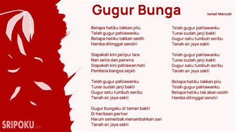 Lirik Lagu Gugur Bunga Lagu Wajib Nasional Indonesia Lengkap Kunci
