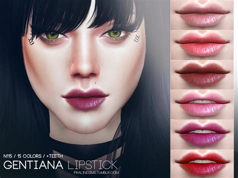 Pralinesims Gentiana Lips N115 Sims Sims 4 Sims 4 Cc Makeup Images