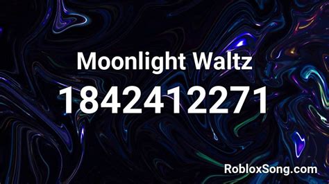 Moonlight Waltz Roblox Id Roblox Music Codes