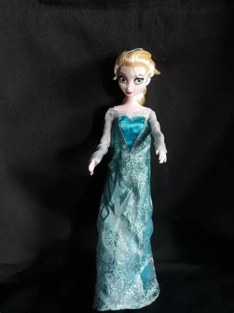 DISNEY STORE PRINCESS Elsa Singing Doll Barbie Size Frozen PicClick UK