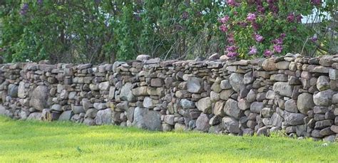 Building A Dry Stack Stone Wall Backyard Water Garden