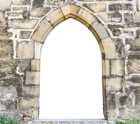 Stone Wall Old Archway Fortress Wall Architecture Stone Archway