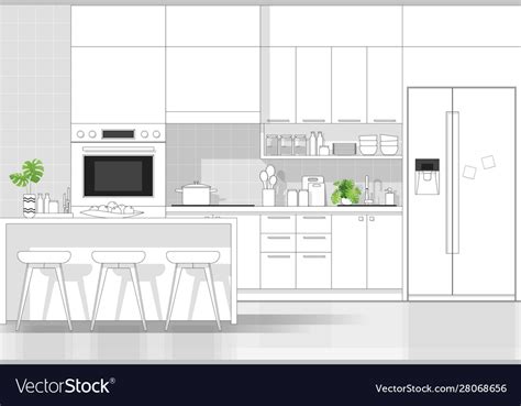 Sketch Of Kitchen Home Design Ideas