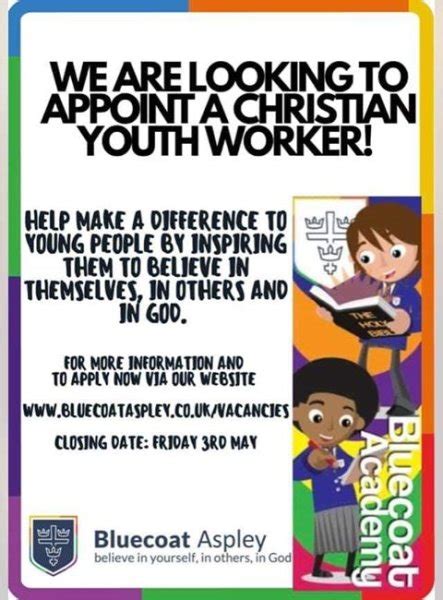 Religious Academy Trust Recruits Full Time ‘christian Youth Worker